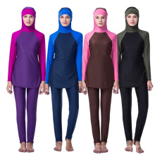 Traje de baño islámico del traje de baño musulmán del nuevo diseño al por mayor de las mujeres adultas